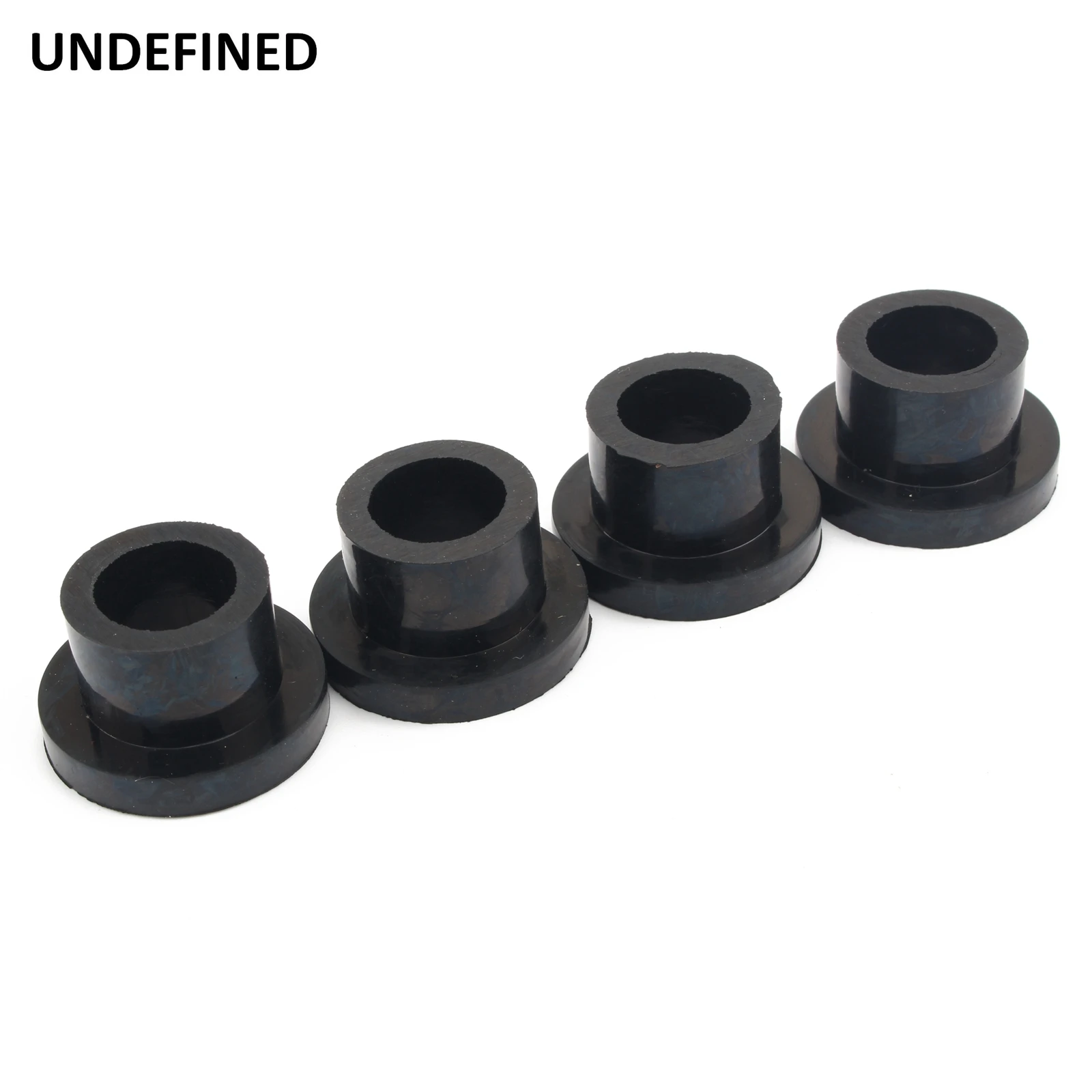 

4pcs Motorcycle Handlebar Bushing Riser Insert Replacement for Harley Touring Dyna Softail Sportsters XL Black