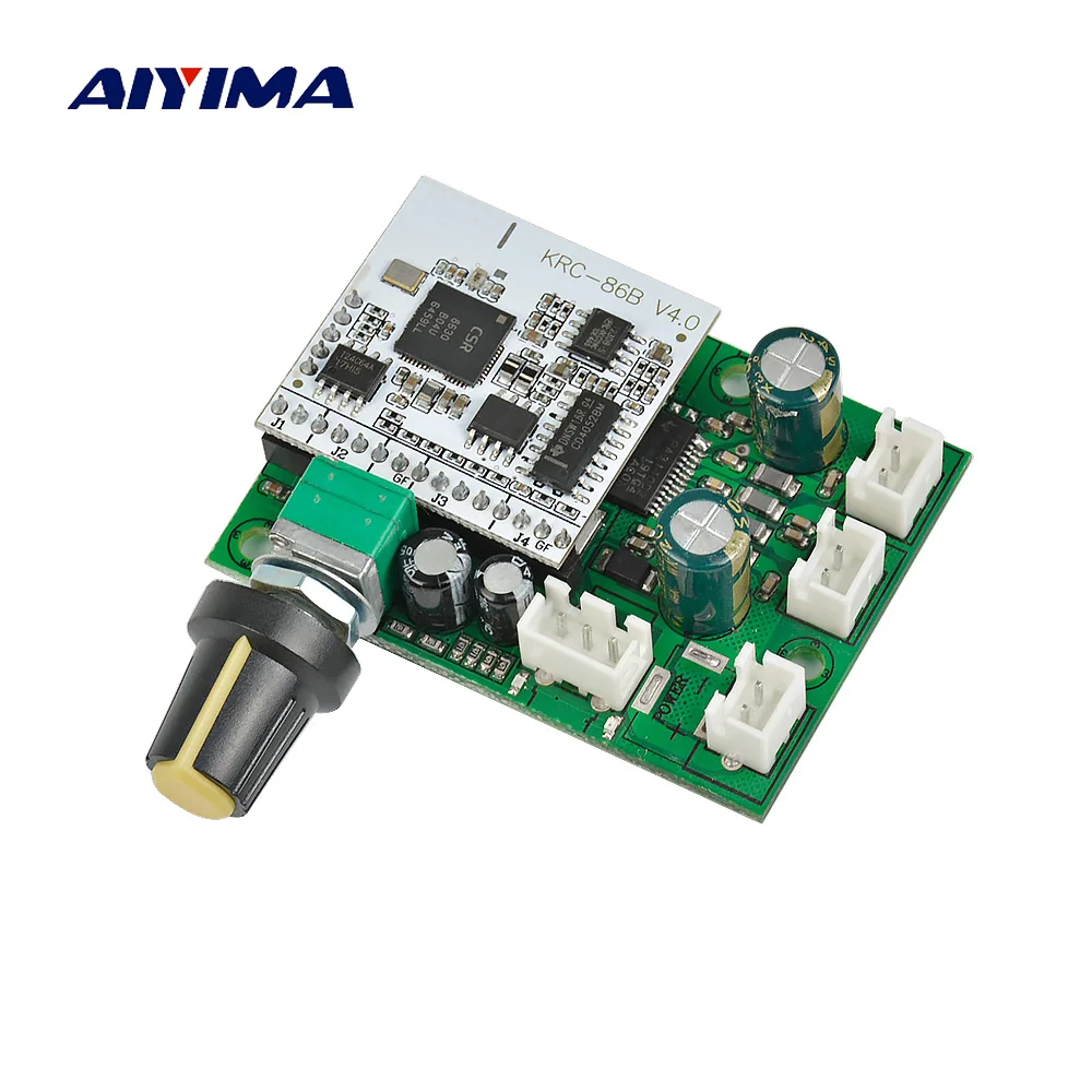AIYIMA TPA3110 стерео Bluetooth усилитель аудио доска 15 Вт + ПК динамик без потерь для DIY AUX