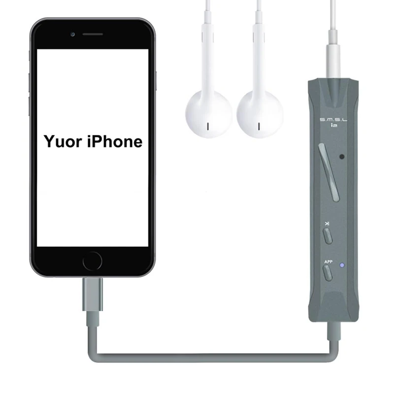 S.M.S.L SMSL i2 Lightning DAC Amp для iphone ipod iPads iOS переключаемые линии HIFI Профессиональный