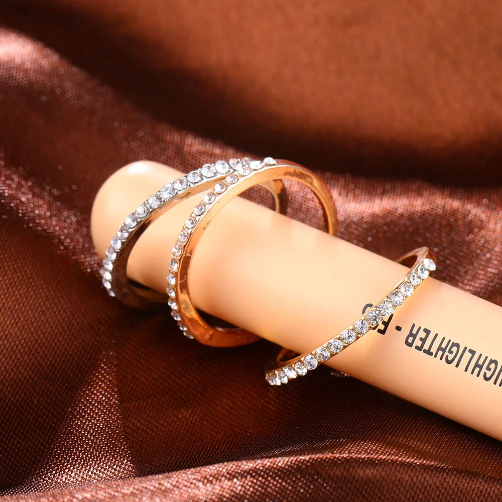 Женское Обручальное Кольцо FAMSHIN классическое роскошное мини кольцо с цирконием