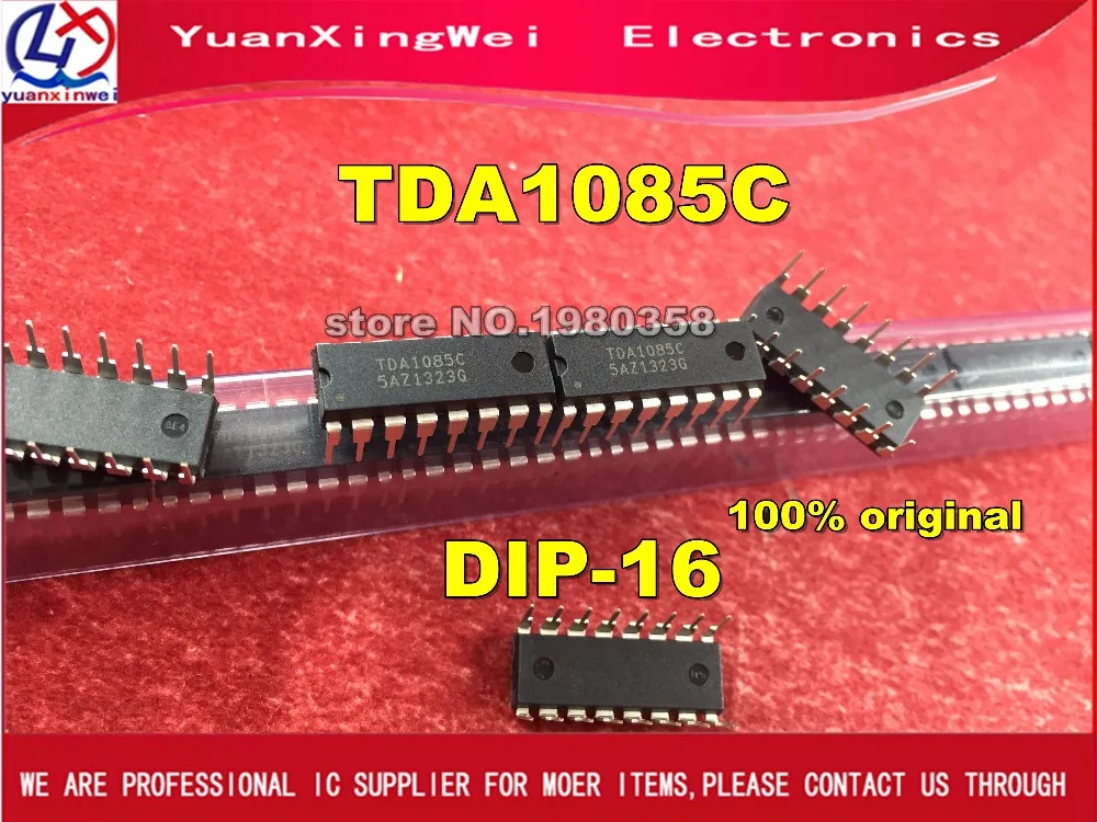 Бесплатная доставка 5 шт. TDA1085C DIP 16 100% оригинал TDA1085 TDA1085CG DIP|dip-16| |