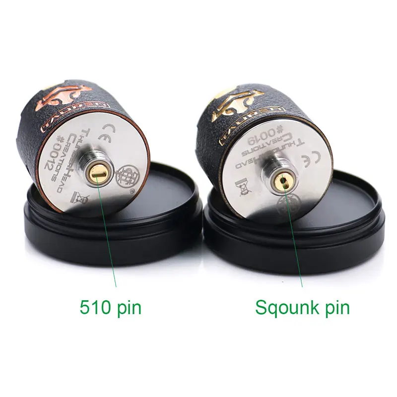 100% электронная сигарета Tauren RDA Tank обслуживаемый капельный атомайзер 24 мм Диаметр