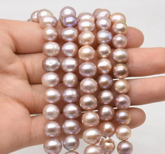 8 9 мм Лавандовый Жемчуг Свободные бусины натуральный цвет белый розовый