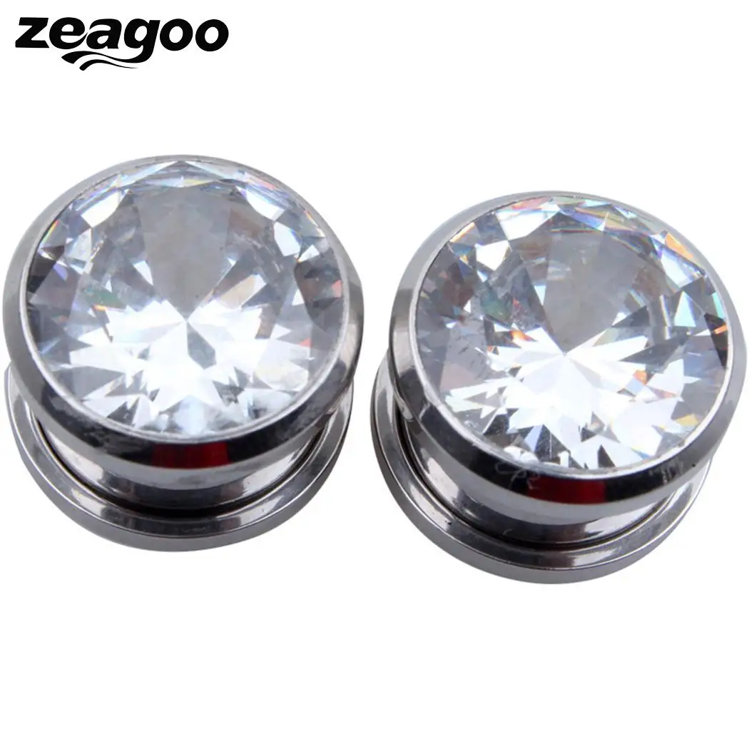 Унисекс Сталь Кристалл Вилки шт 1 Декор датчики ухо нержавеющей моды | Украшения и