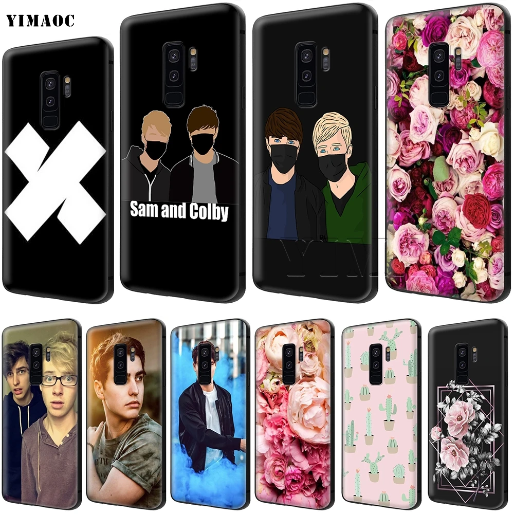 Мягкий силиконовый чехол YIMAOC Sam и Colby для Samsung Galaxy S6 S7 Edge S8 S9 Plus A3 A5 A6 Note 8 9|Бамперы| |