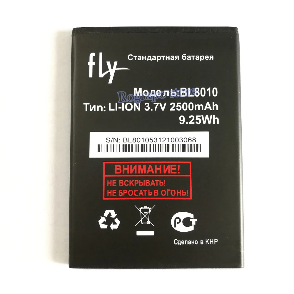 Сменный аккумулятор для FLY FS501 Nimbus 3 BL 8010 сотовый телефон 7 В BL8010|mobile phone battery|battery