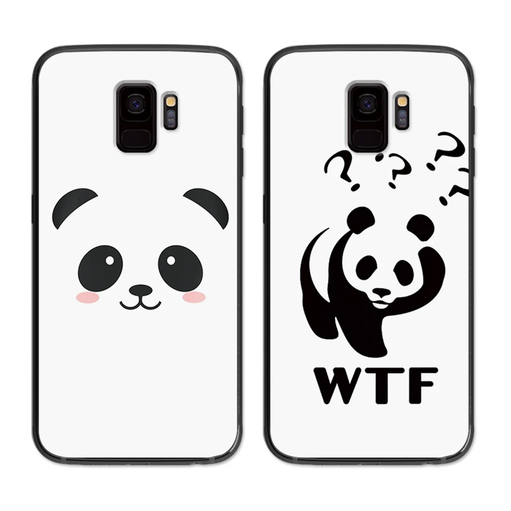 Baby Panda soft phone cover case for Samsung Galaxy S6 S7 S8 S9 S10e Plus Note 8 9 Cases | Мобильные телефоны и