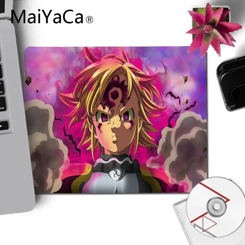MaiYaCa Забавный Nanatsu no Taizai The Seven Deadly Sins коврик для мыши Аниме нескользящий ноутбук компьютер ПК игровой коврик Настольный коврик