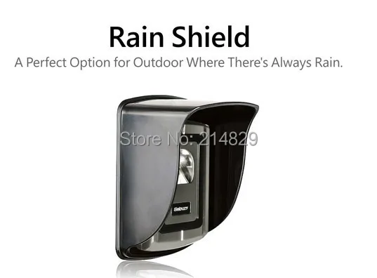 Metal Shell Home RFID ID Card Readerof Fingerprint Door Access Controller IP65 of Infrared Remote Control + Rain cover | Безопасность и