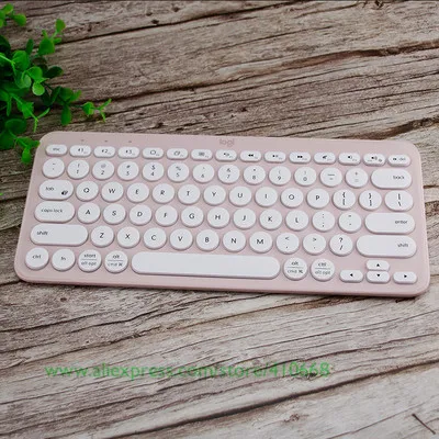 White Мягкая силиконовая крышка клавиатуры защитная пленка для logitech K380 K 380 Bluetooth клавиатура мульти-устройство механическая защита кожи - Цвет: White