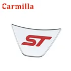 Наклейка на руль для Ford, Fiesta, Ford Ecosport логотип ST, 2013, 2014, хромированная, спортивного типа, 6 часов, 2016