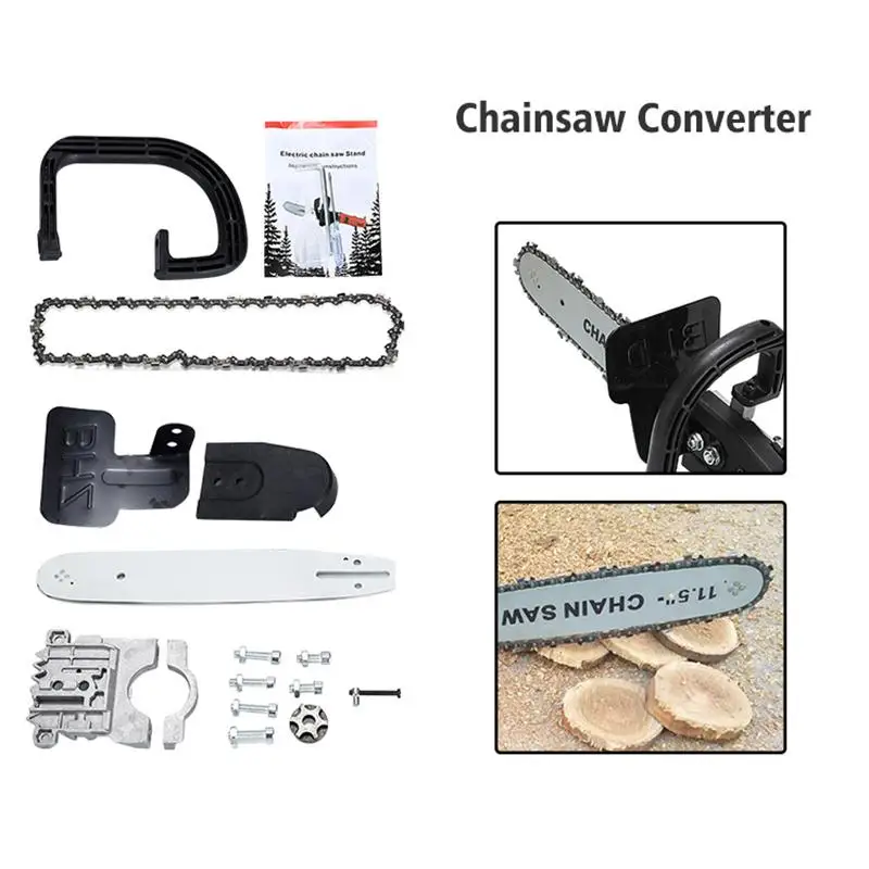 

Angle Grinder Power Conversion Chainsaw Converter Set Deoiling Portable Cutting Machine Converter