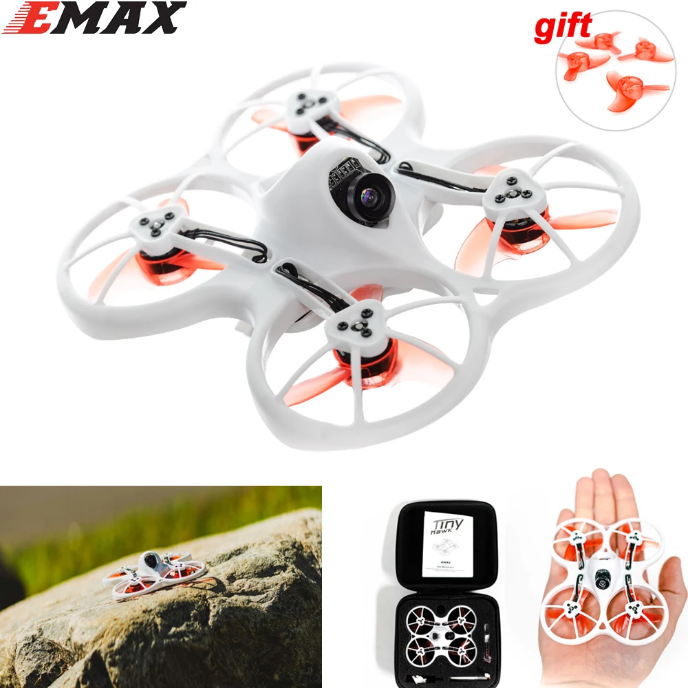 Emax Tinyhawk 75 мм F4 Magnum Mini 5 8G FPV гоночный Дрон с камерой 2 ~ 3S BNF парой 40 пропеллеров для