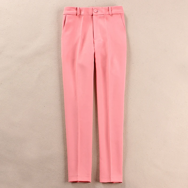 Женский костюм из 2 предметов повседневный полиэстера корейский стиль тонкий