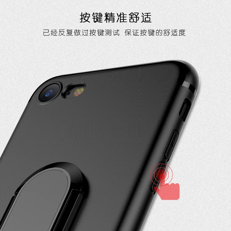 Роскошный чехол для iPhone 7, 7 Plus, 8 Plus, X, XS MAX, XR, модный силиконовый чехол с кольцом для телефона, чехол для iPhone 7, 6 s, 6, чехол-подставка