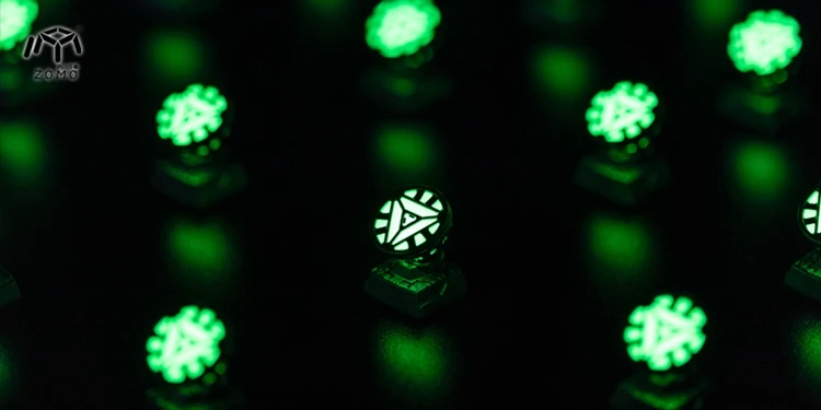 Zomo ironman реактор Artisan Keycap CNC Анодированный Алюминиевый совместимый Cherry MX переключатели