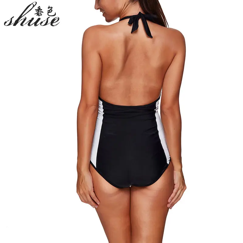 Спортивные Монокини купальники женский купальник с открытой спиной