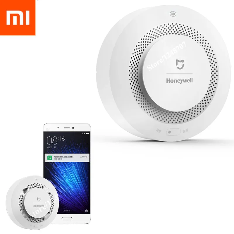 Xiaomi Mijia Honeywell детектор пожарной сигнализации звуковой визуальный датчик дыма удаленное приложение Mihome умное управление
