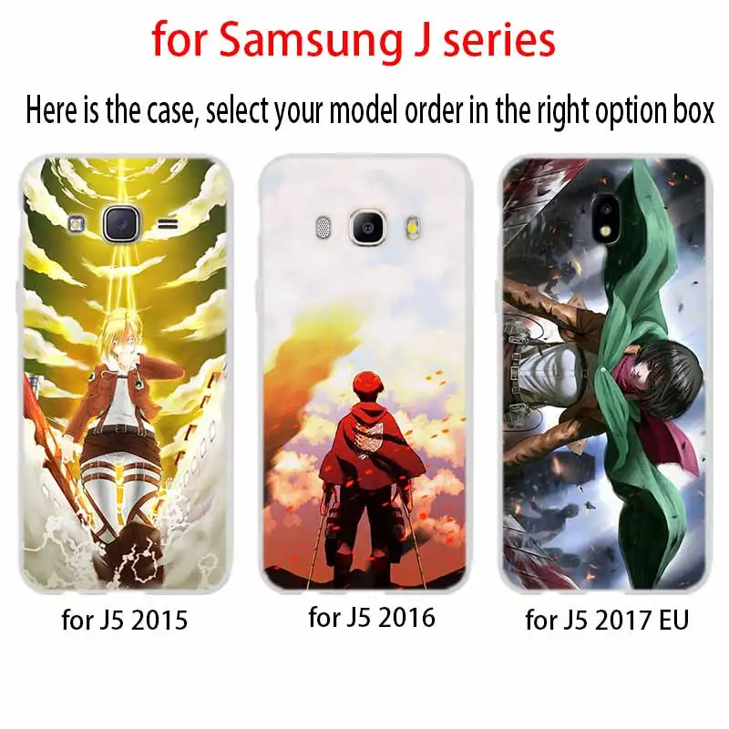 Чехол для телефона Samsung Galaxy j6 J8 J7 J5 J3 J4 Plus 2018 2017 2016 J610 Prime из мягкого силикона с аниме