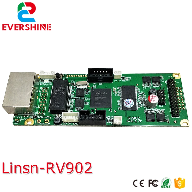 Linsn RV902 СВЕТОДИОДНЫЙ полноцветный дисплей приемная карта/синхронная система