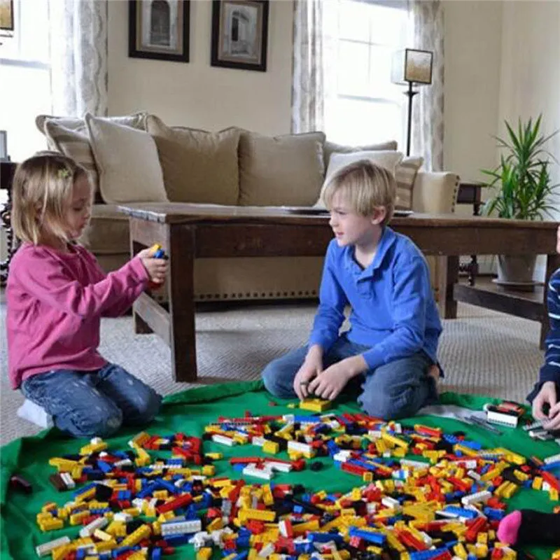 Детский коврик для игр сумка хранения органайзер корзина игрушка ванной большая