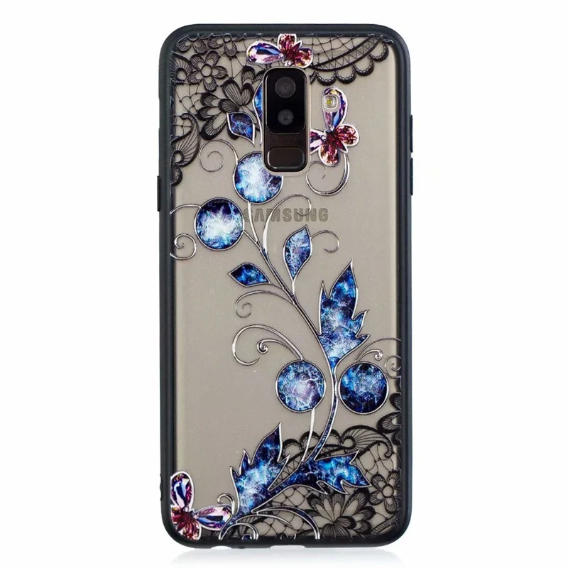 Nephy кружевное платье с цветочным рисунком чехол для samsung S7 край S8 S9 Plus Note 9 A3 A5 J3 J4 J5