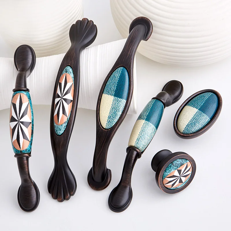 Новинка 2018 антикварные керамические ручки для ручного ящика и двери|Ручки шкафа|