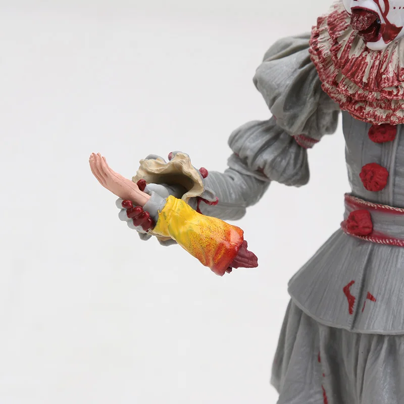 NECA Stephen King's It конечная пеннивайз ПВХ фигурка Джокер клоун BJD ужас Коллекционная модель игрушки Рождественский подарок