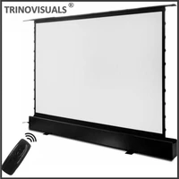 f1hdwh106 106 inch 169 tab tensioned portable floor electric projection projector screen4k ultra hd and active 3d ready