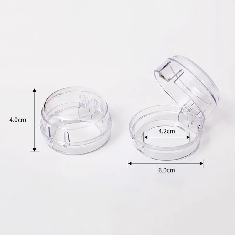 2 шт./лот прозрачные крышки для кухонной плиты газовые ручки защитные замки