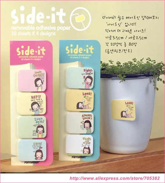 

1PC Cute cartoon girl design Memo Pads,lovely sticky note(ss-1209)