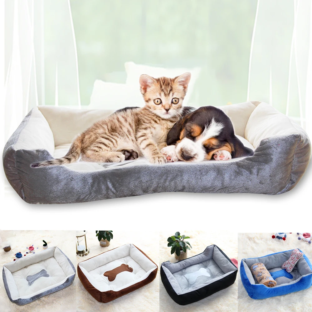 HOTFUN Собака Кровати Pet диван водостойкая моющаяся кошка дом коврики для маленьких