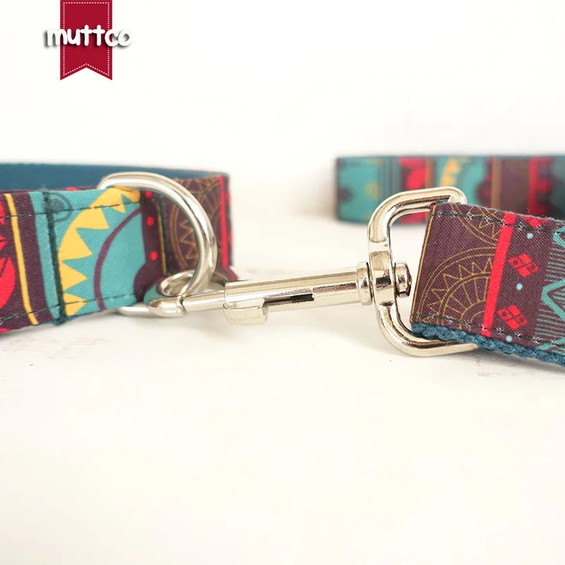 100 шт./лот MUTTCO розничная продажа роскошный этнический стиль Мягкий Ошейник