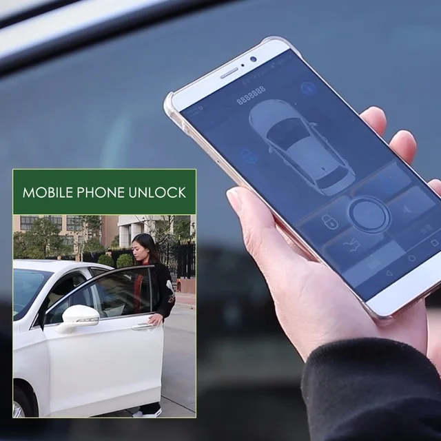 

Smart Key Keyless Entry 4 Door Central Locking Control The Car By Mobile Phone Automatically Alarm System For Acura tlx 2015