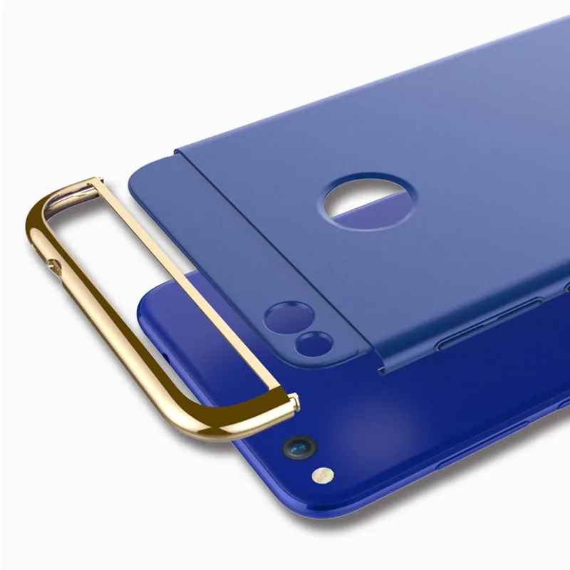 SemgCeKen luxury ShockProof case For huawei p8 honor 8 p9 lite 2017 gr3 phone back armor 3d plating matte hard coque cover etui |