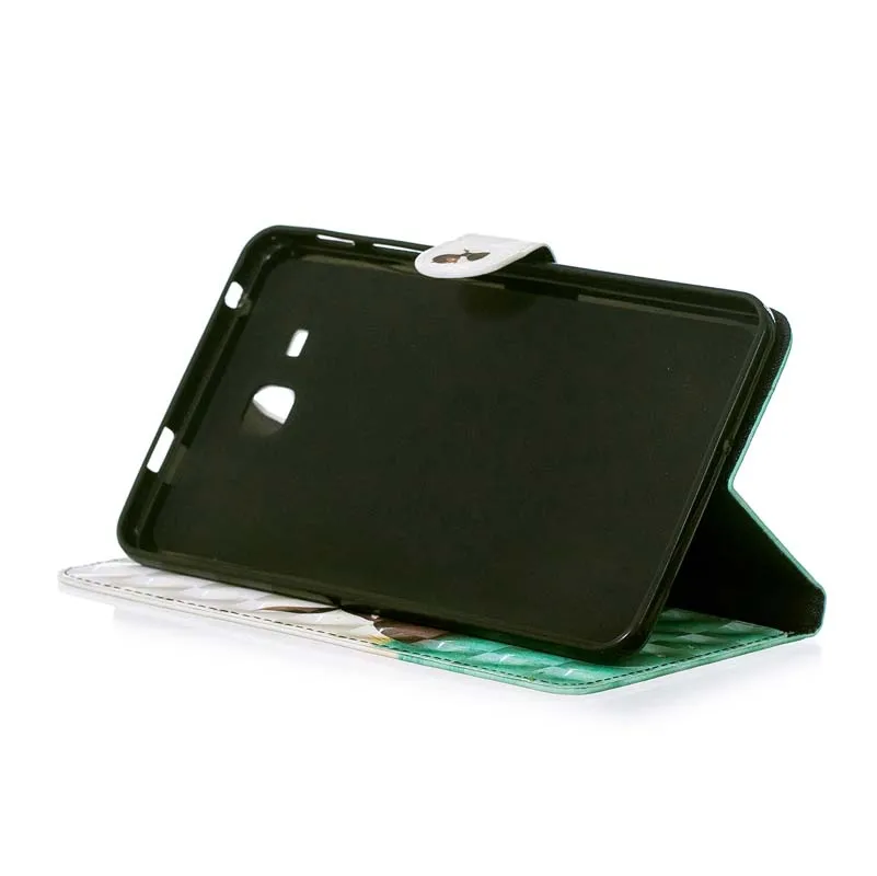 Для samsung T280 мультфильм Смарт Сова волк Panda PU Флип кожаный чехол для Galaxy Tab 7 0 T285