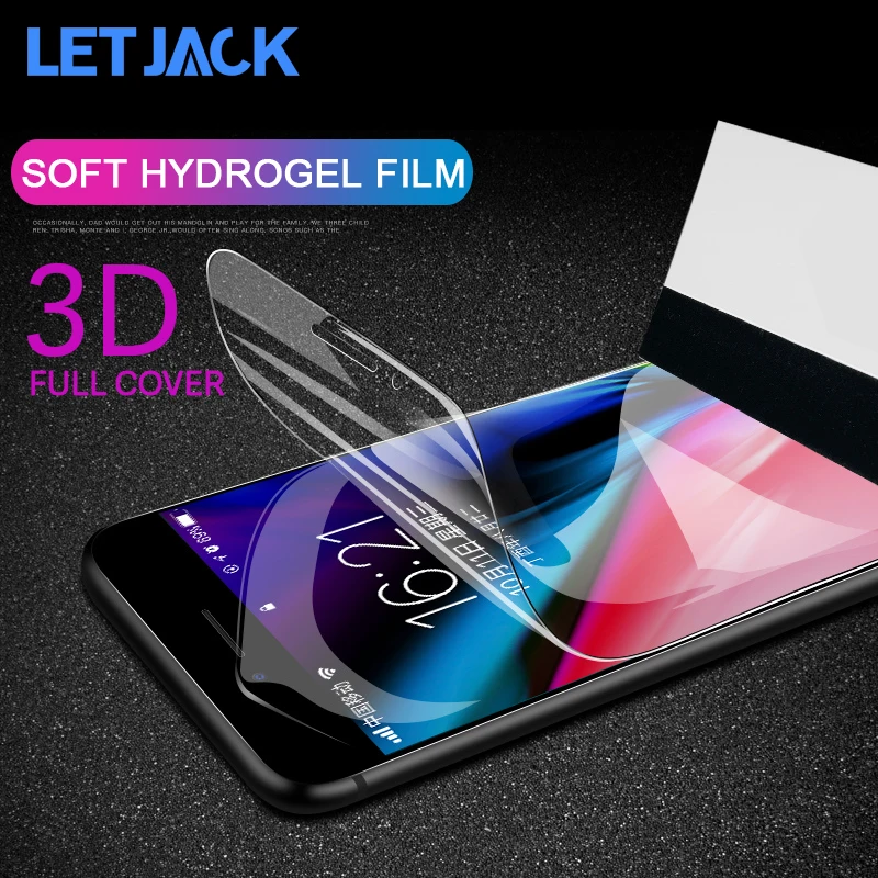 3D Защитная мягкая Гидрогелевая пленка для iPhone X XR XS Max экрана 6 6s 7 8 Plus не