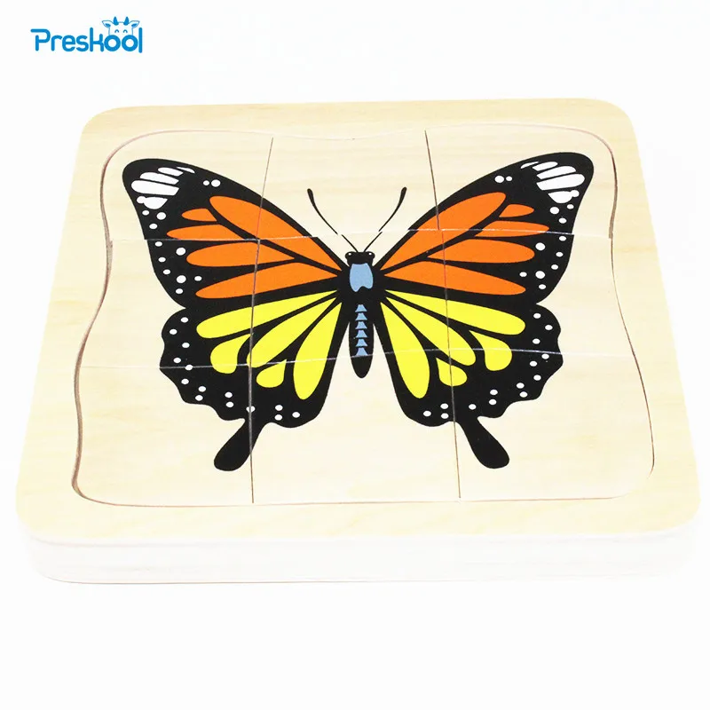 Детская игрушка Монтессори, Пупс, для малышей, жизненный цикл пазлов с бабочками, Jingsaw, для дошкольников, Brinquedos Juguets Детская игрушка Монтессори, Пупс, для малышей, жизненный цикл пазлов с бабочками, Jingsaw, для дошкольников, Brinquedos Juguets