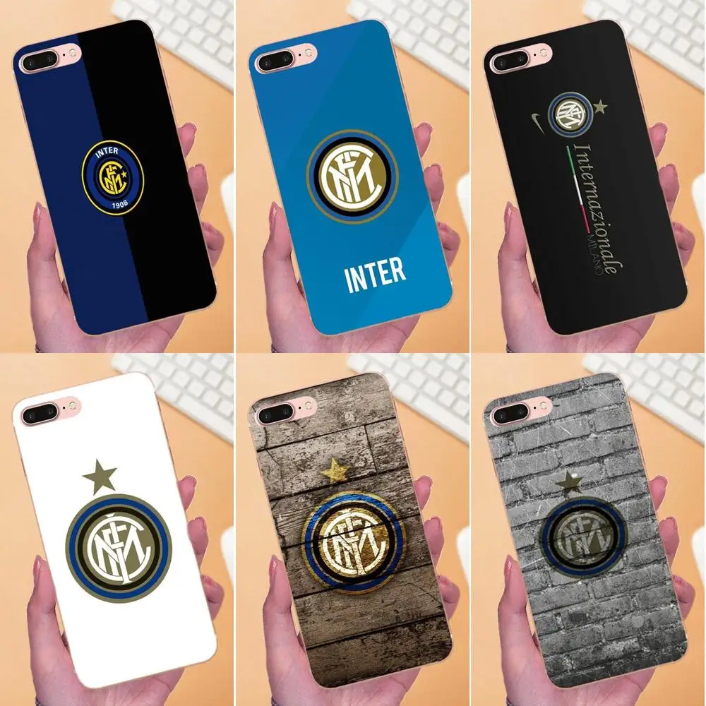 Тонкий чехол для мобильного телефона Intermilan Milano Club с логотипом Huawei P8 P9 P10 P20 P30 Mate 7 8 9