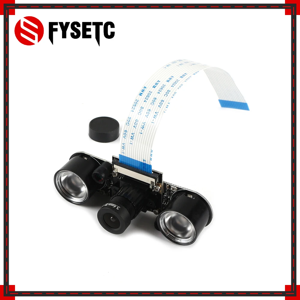 Raspberry Pi 3 Камера модуль Ночное видение с 6 мм Регулируемая фокусная Длина 2 шт. ИК