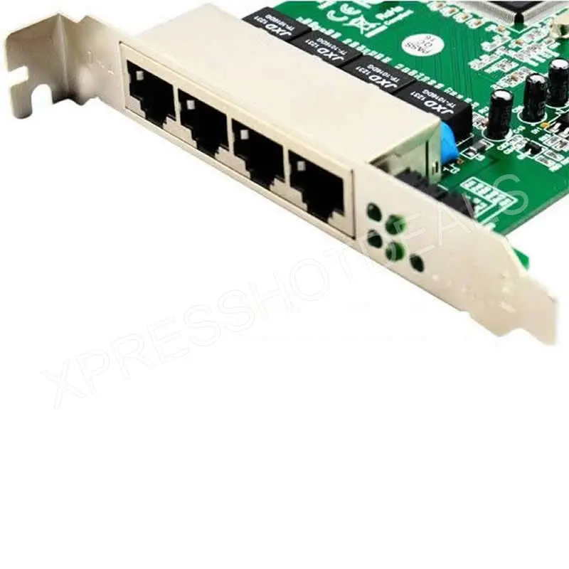 Плата сетевого коммутатора с 4 портами PCI 10/100 Мбит/с 100 Мбит/с|pci ethernet|ethernet pcilan card pci |