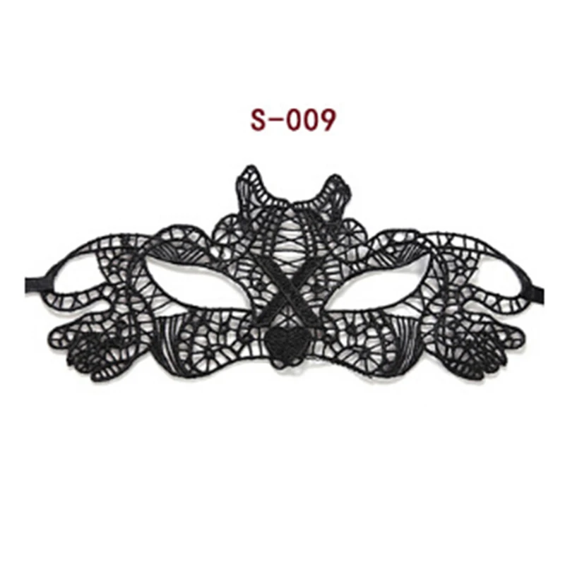 1 шт. новинка Лидер продаж женская черная Сексуальная кружевная маска с вырезом