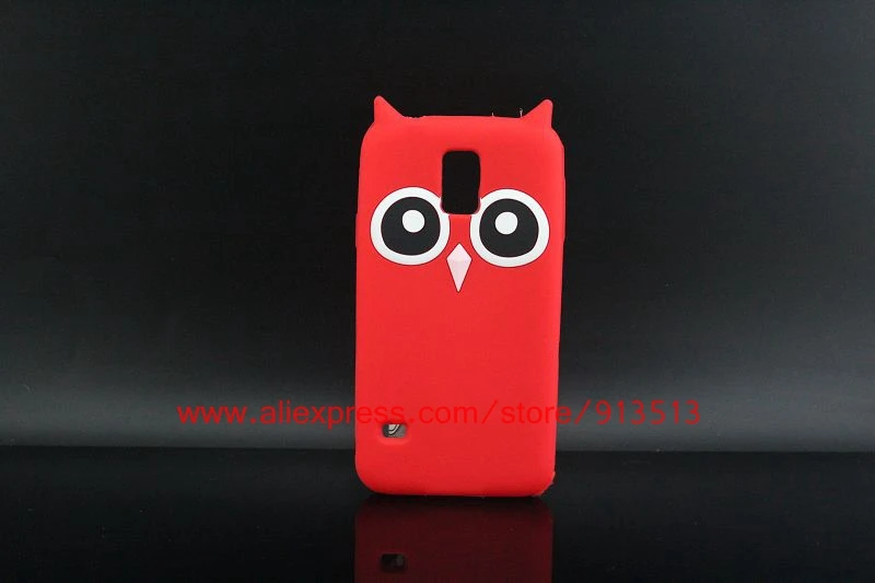 Силиконовый чехол 3D для samsung Galaxy S5 с изображением единорога стежка Совы губ мороженого кексов свиньи