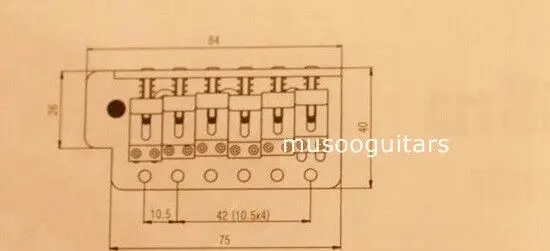 Chrome Vintage Tremolo Bridge for Guitar NEW | Спорт и развлечения