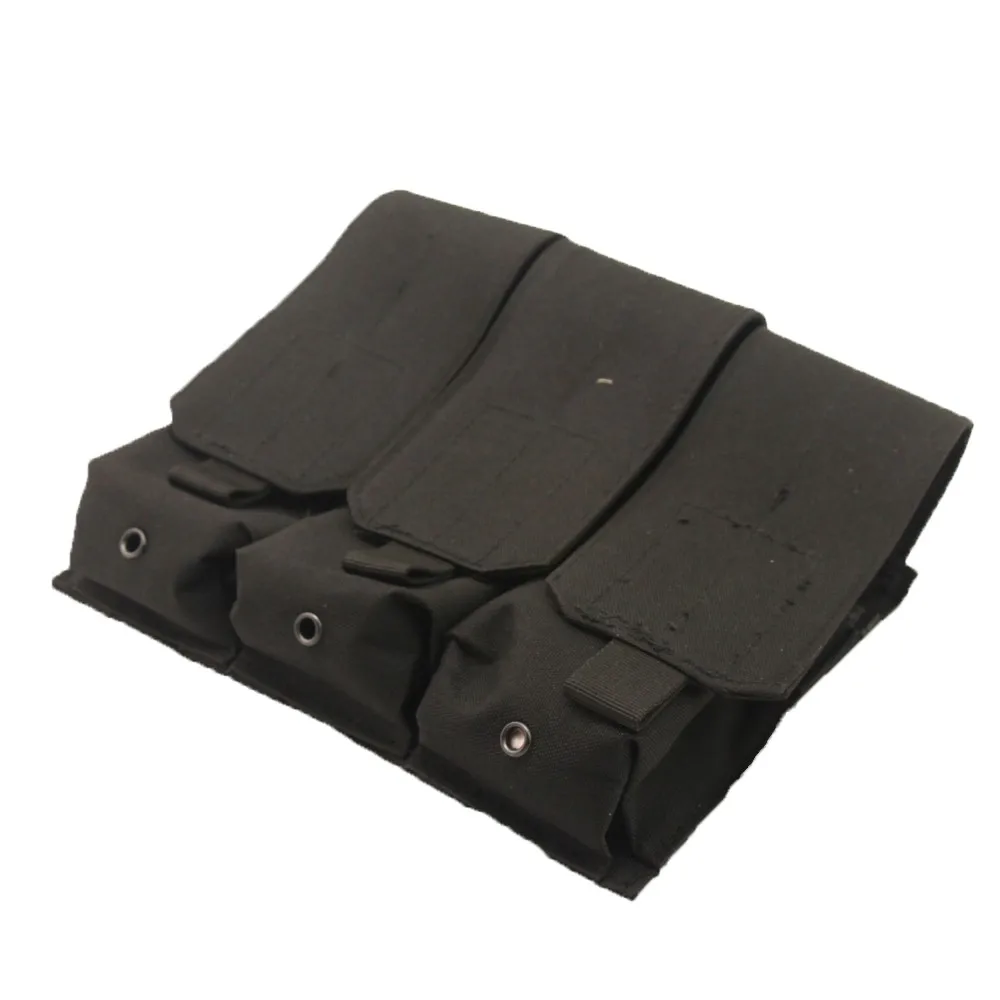 Высокое качество нейлон molle тактический, тройной подсумок для охоты на открытом воздухе аксессуары Mag сумка Военная Amry Magainze держатель