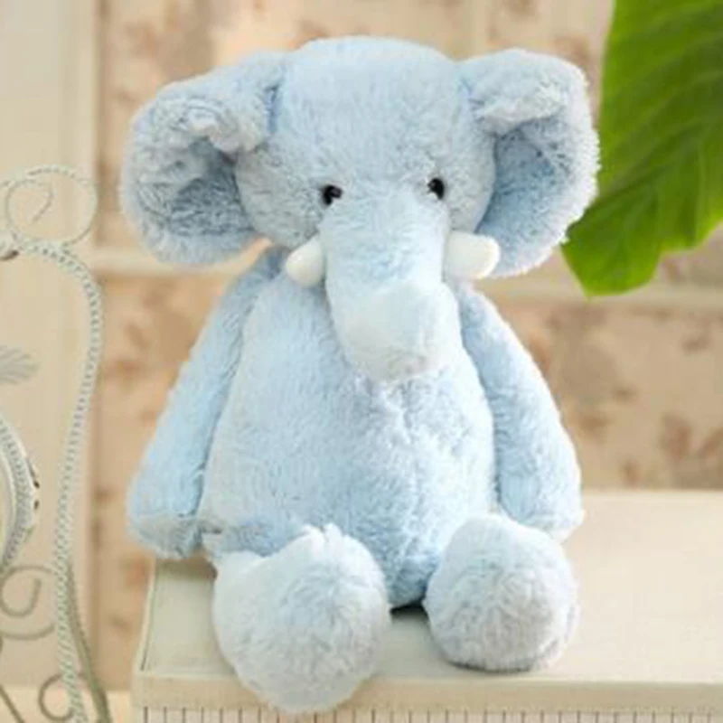 Плюшевый слон 25 см набивное животное плюшевая игрушка милая мягкая мультяшная