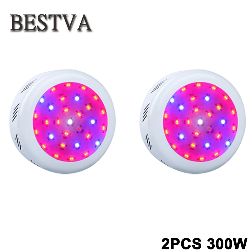 2 шт. &quotGrowBloom Чемпион&quot 300 Вт НЛО полный спектр лекарственных растений