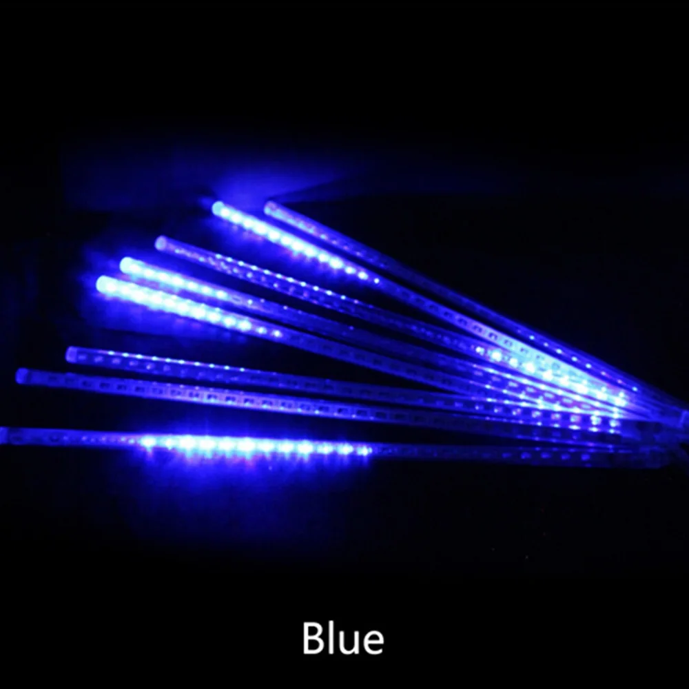 Светодиодная гирлянда на Рождество "Дождь метеоров" 30CM 50CM Luces Navidad для украшения ёлки и создания атмосферы на открытом воздухе.