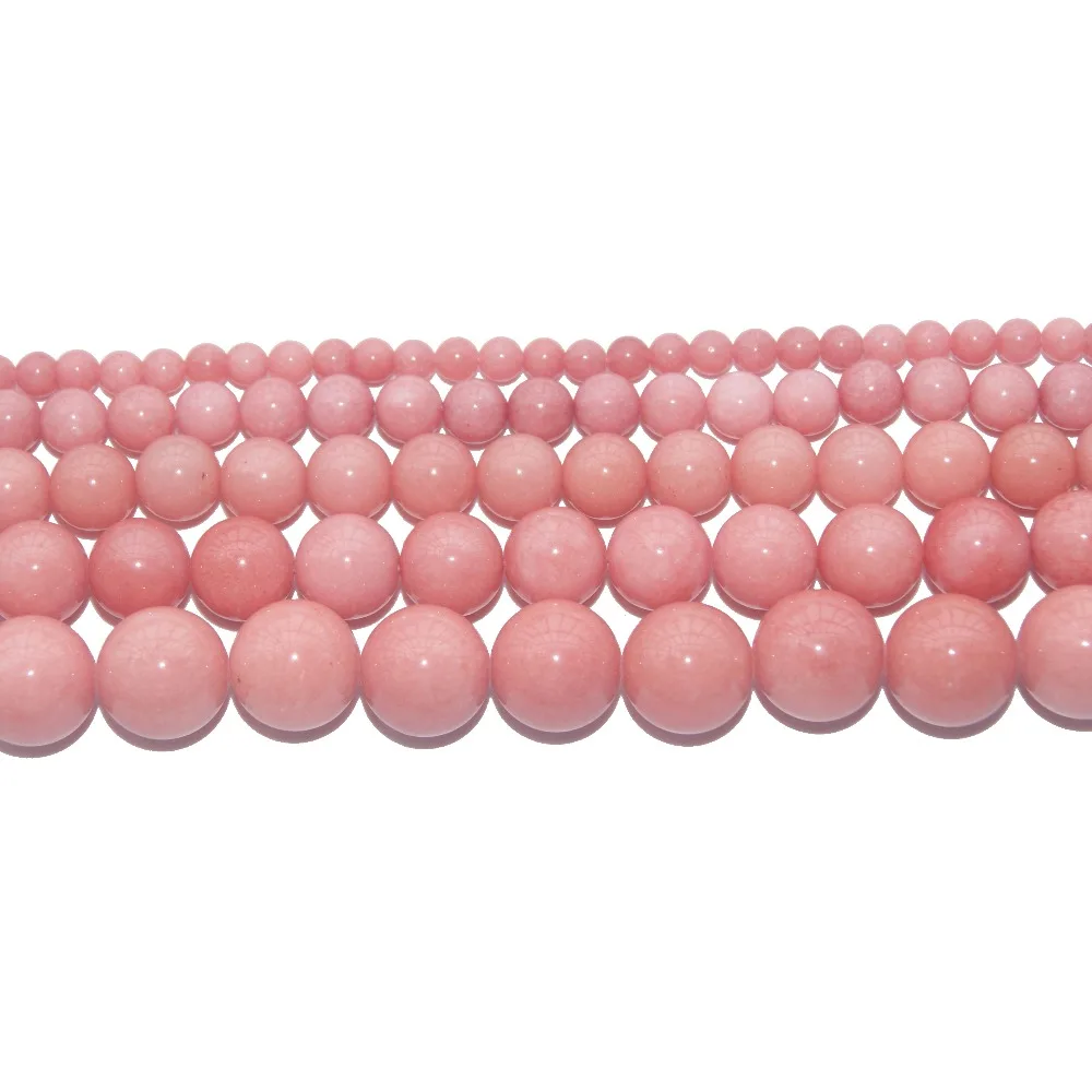 Оптовая продажа красный краситель Amazon натуральный камень круглые бусины 4 6 8 10 12