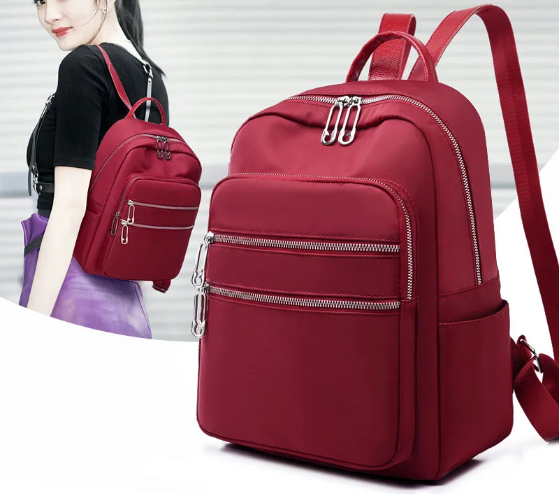 Женский водонепроницаемый рюкзак из ткани Оксфорд нейлоновые школьные ранцы для